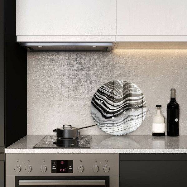 Kitchen worktop protector Ink abstraction