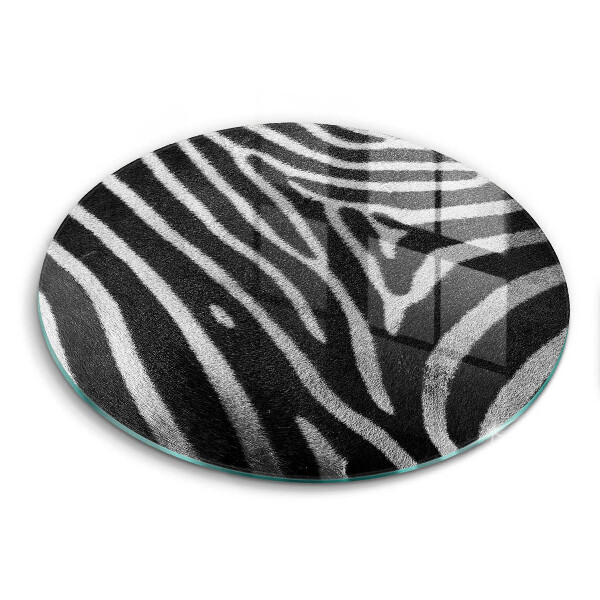 Kitchen worktop protector Zebra stripes