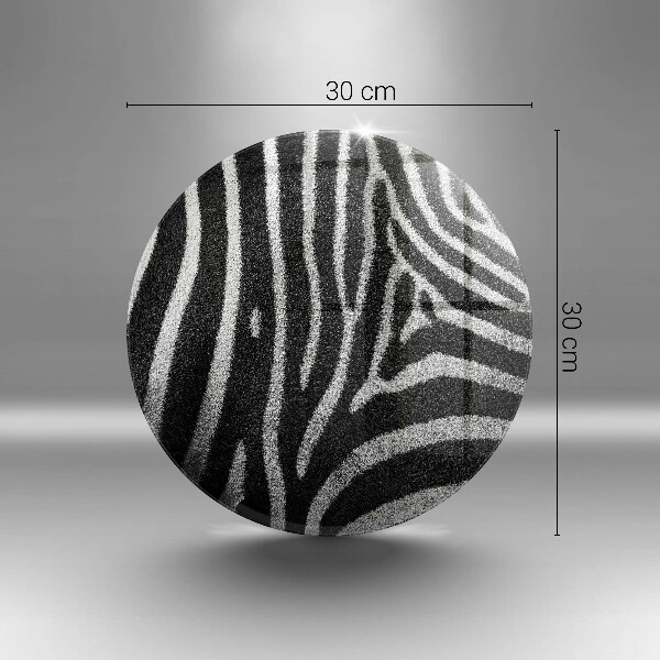 Kitchen worktop protector Zebra stripes