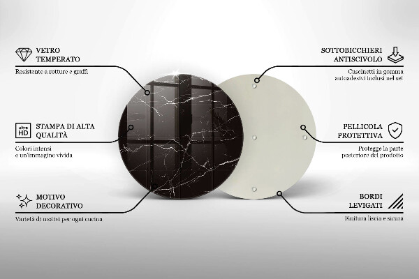 Kitchen worktop protector Marble tiles
