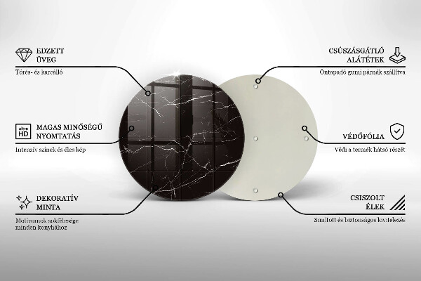 Kitchen worktop protector Marble tiles