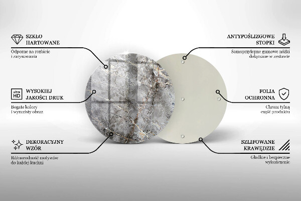 Kitchen worktop protector Stone texture