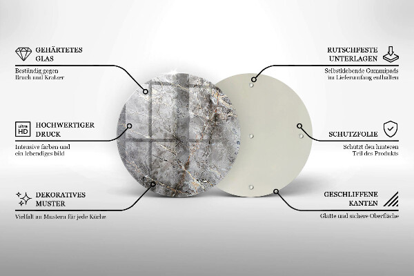 Kitchen worktop protector Stone texture