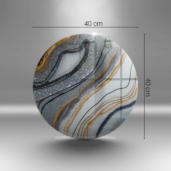 Kitchen worktop protector Rock with gold