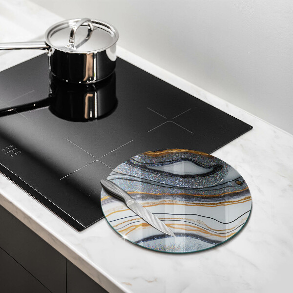 Kitchen worktop protector Rock with gold