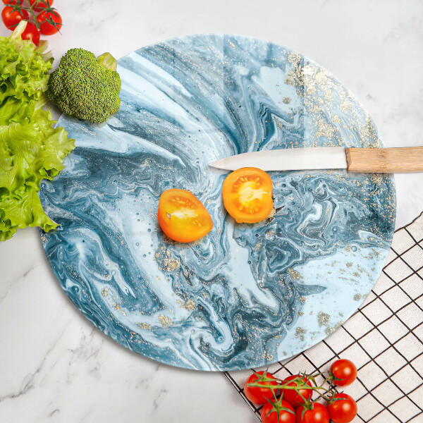 Chopping board Structure with gold