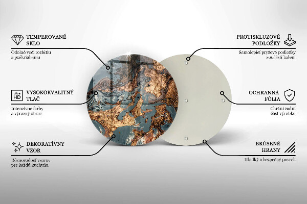 Chopping board Golden Rock structure