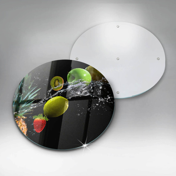 Cutting board Fruits in water