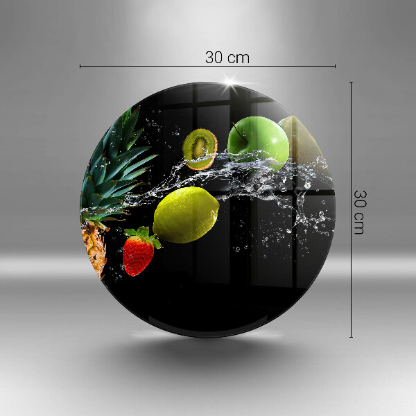 Cutting board Fruits in water