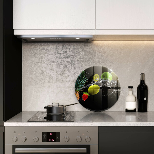 Cutting board Fruits in water