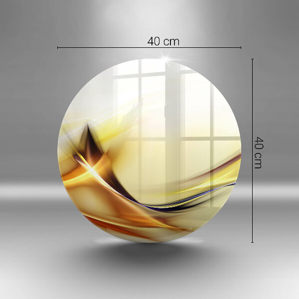 Glass worktop saver Abstraction light lines