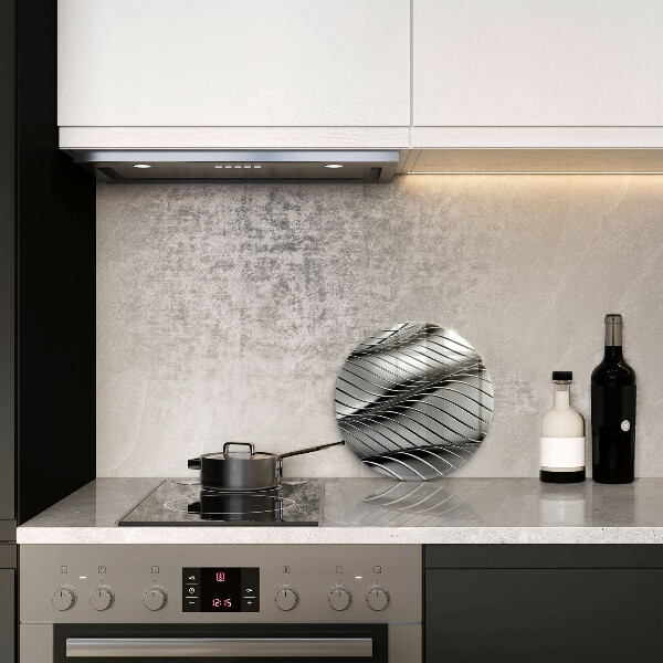 Glass worktop protector 3D metal structure