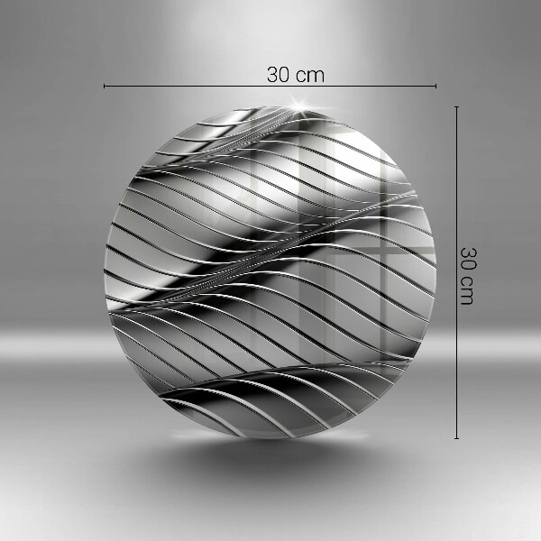 Glass worktop protector 3D metal structure