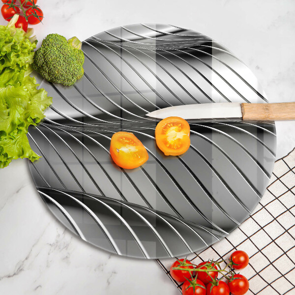 Glass worktop protector 3D metal structure