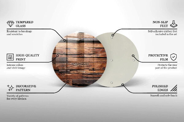 Chopping board glass Decorative wood boards