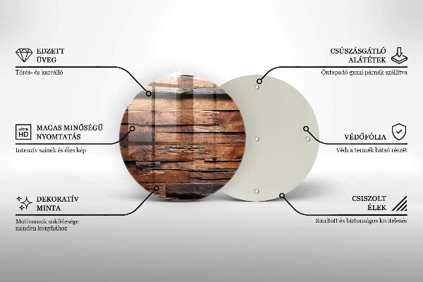 Chopping board glass Decorative wood boards