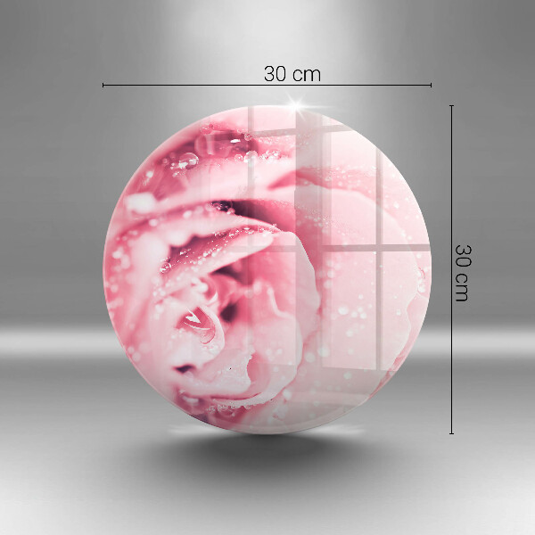 Kitchen worktop protector Rosa drops and rose flower