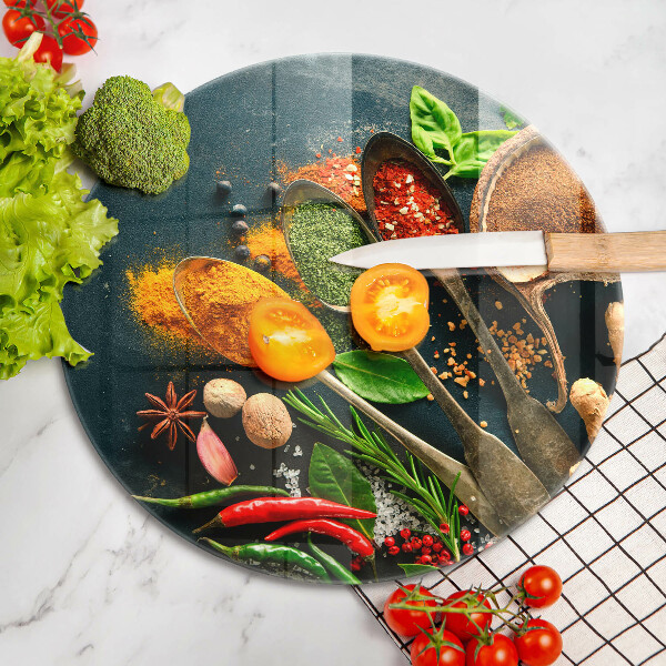 Kitchen worktop protector Kitchen spices of spoon