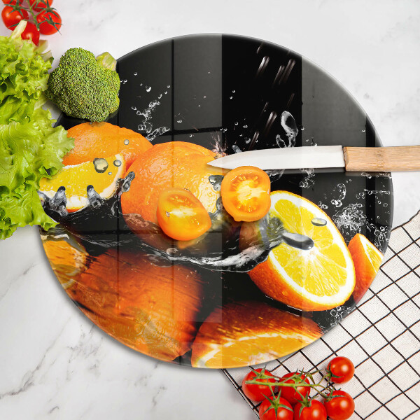 Kitchen worktop protector Juicy fruit oranges