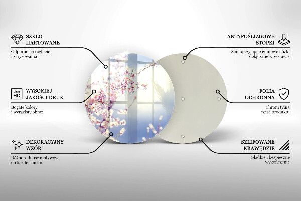 Kitchen worktop protector A blooming tree