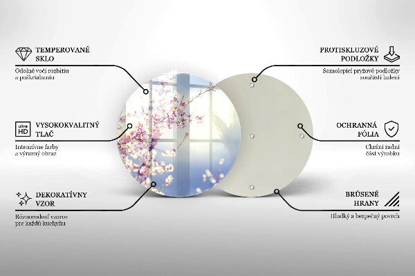 Kitchen worktop protector A blooming tree