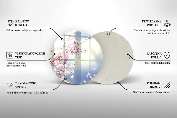 Kitchen worktop protector A blooming tree