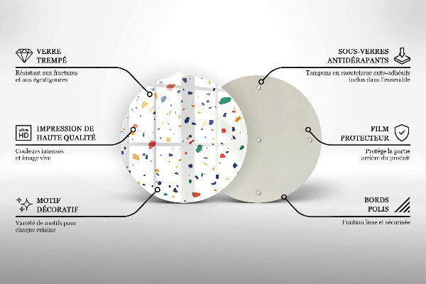 Cutting board Colored gres