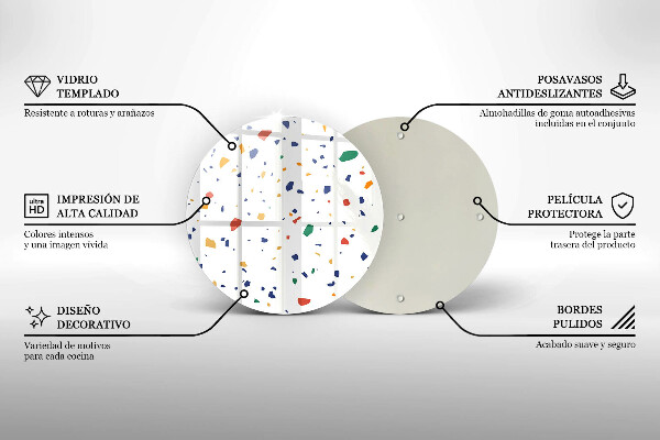 Cutting board Colored gres