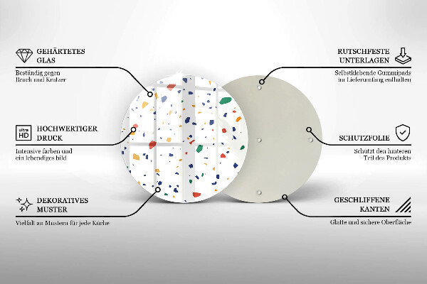 Cutting board Colored gres