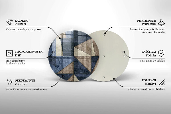 Cutting board Geometric abstraction
