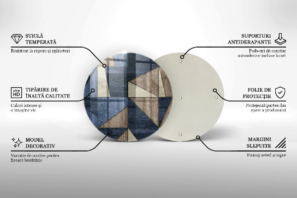 Cutting board Geometric abstraction