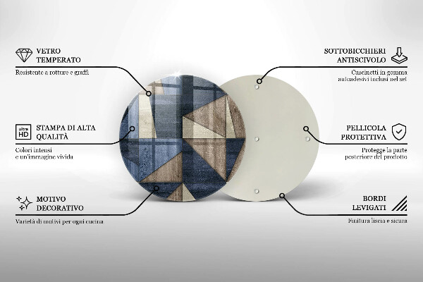 Cutting board Geometric abstraction