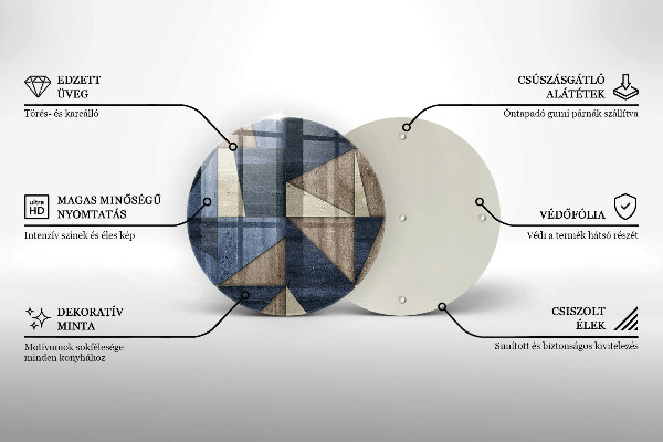 Cutting board Geometric abstraction