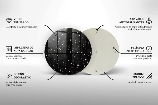 Cutting board Dark stone