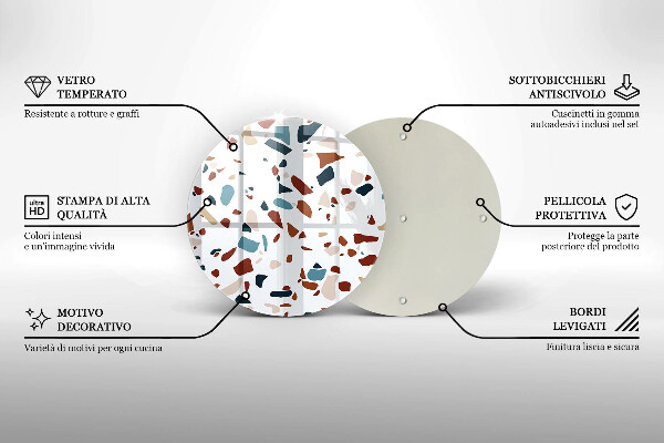 Cutting board Decorative stone