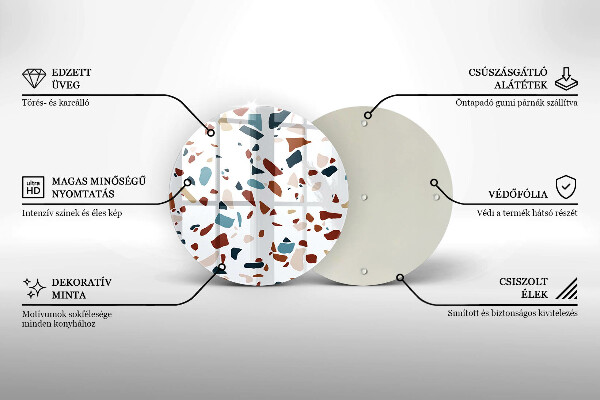 Cutting board Decorative stone