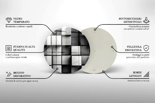 Cutting board 3D geometry background