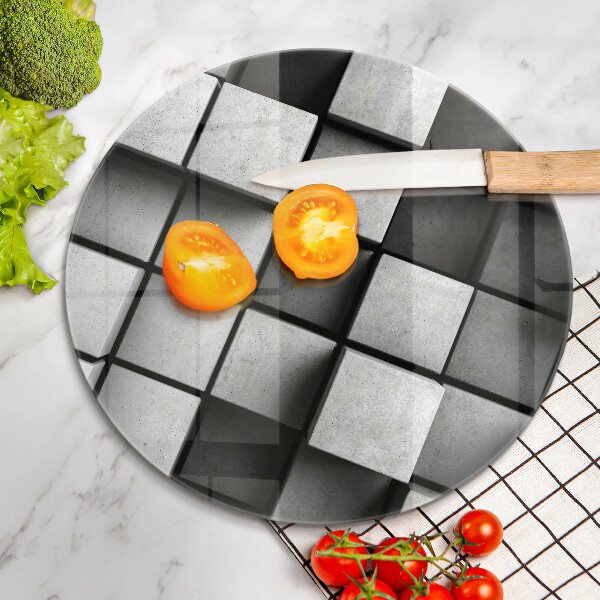 Cutting board 3D geometry background