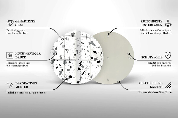 Cutting board Decorative stone gres