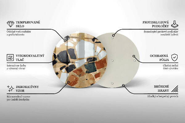 Cutting board Decorative stones