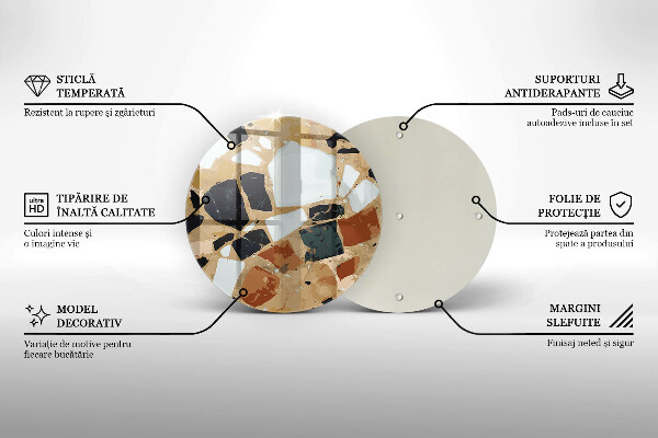 Cutting board Decorative stones