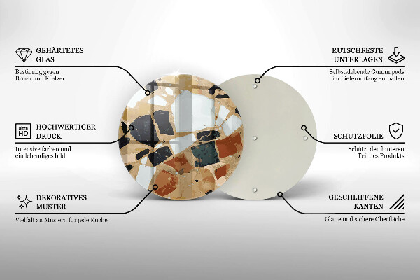 Cutting board Decorative stones