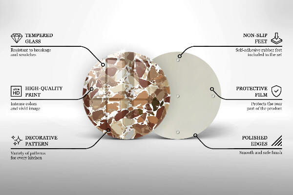 Cutting board Decorative stone stains