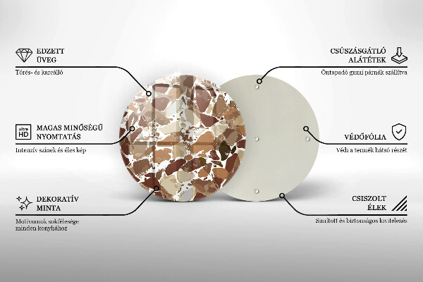 Cutting board Decorative stone stains