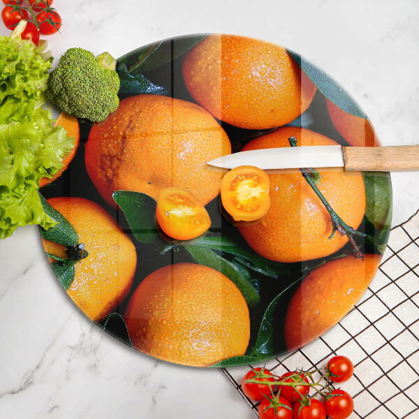 Cutting board Fruit oranges