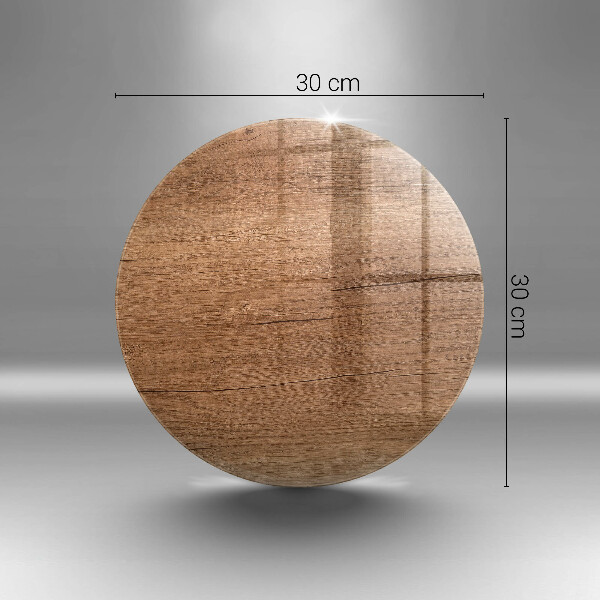 Glass worktop protector Wood texture