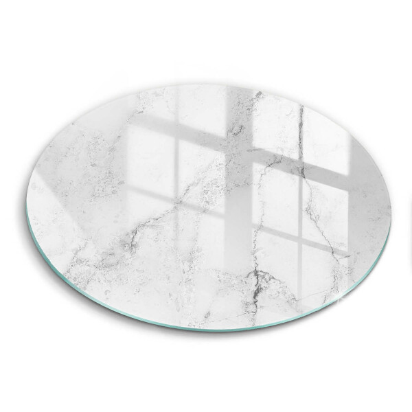 Glass worktop protector Elegant marble texture