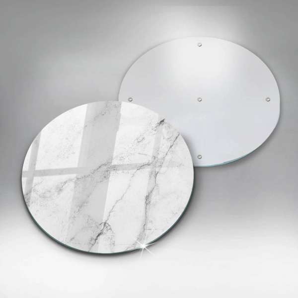 Glass worktop protector Elegant marble texture