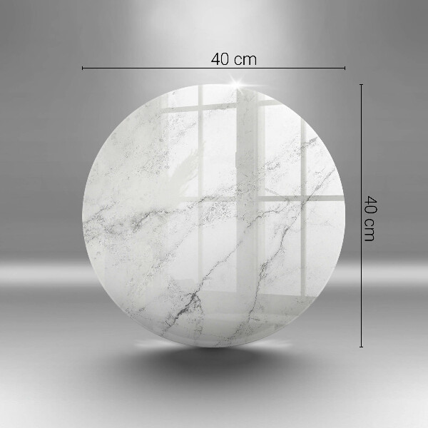 Glass worktop protector Elegant marble texture