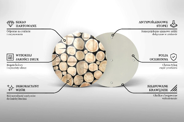 Chopping board Wood trunks of the tree